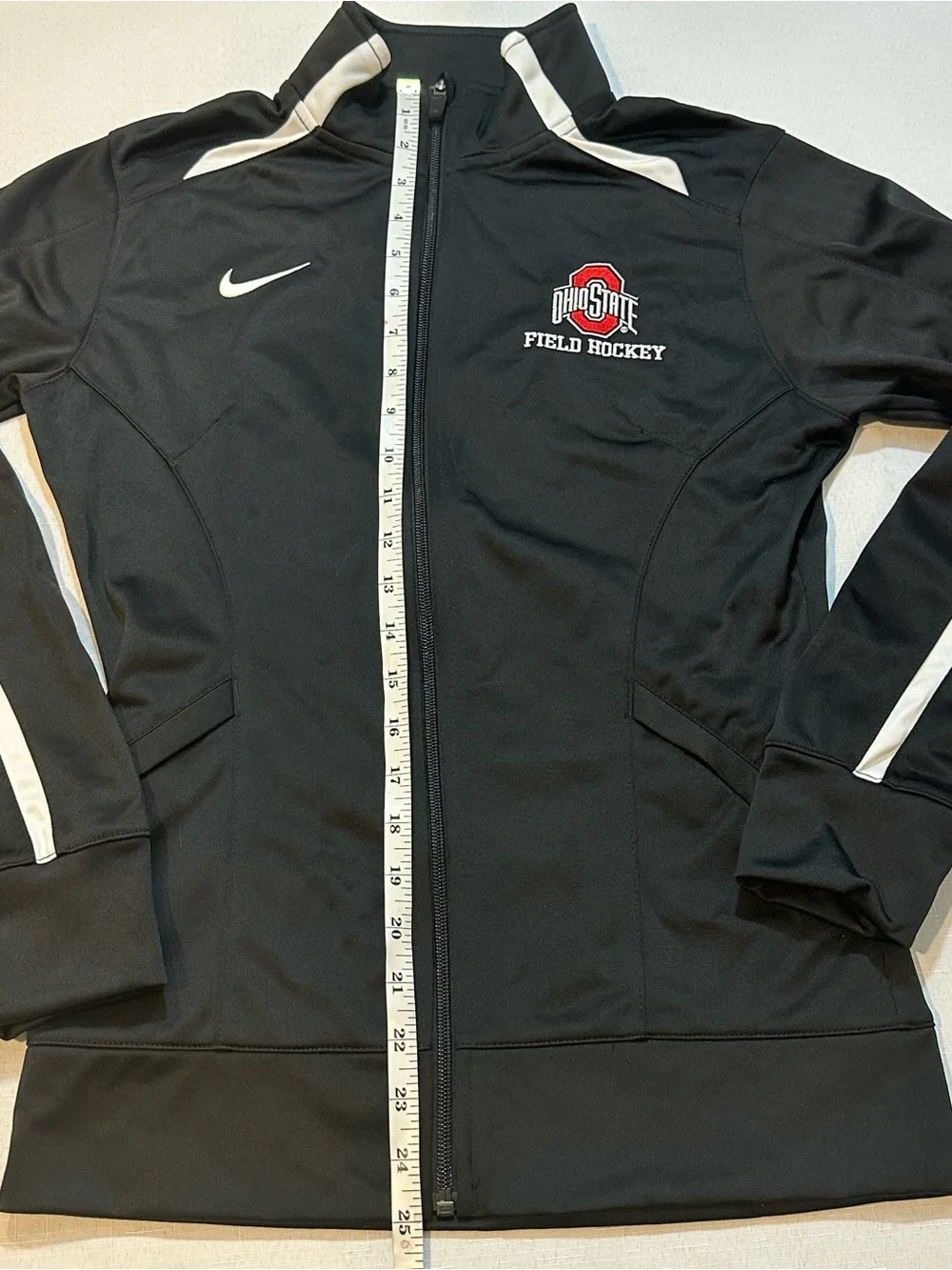 Nike Ohio State Field Hockey Full Zip Jacket Black White Small